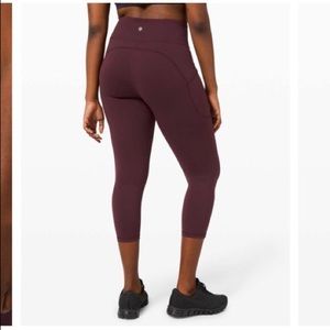 !LAST DAY! Lululemon invigorate high rise crop 23”